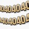 Big Dot of Happiness 40th Birthday Garland Banner Adult Black and Gold Birthday Backdrop 30 Feet of Cord 15 Double Sided Paper Number Age 40 Shapes